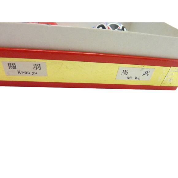 Vintage Chinese Opera Face Painting Miniatures Masks Collectible Decorative Art - Picture 9 of 9